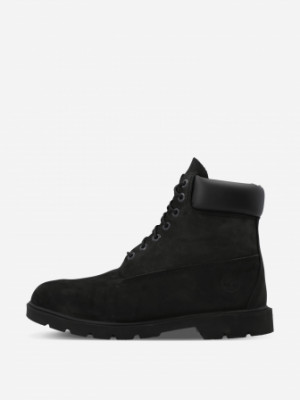 Ботинки утепленные мужские Timberland 6In Basic Boot - Contrast Collar Wp, Черный